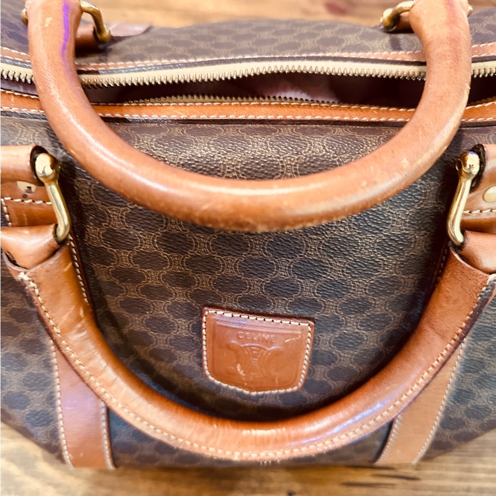 Celine Macadam Coated Canvas travel Bag - Picture 4 of 15